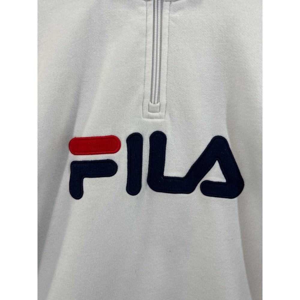 FILA White Pullover EUC Women's Top Size M - Picture 3 of 11